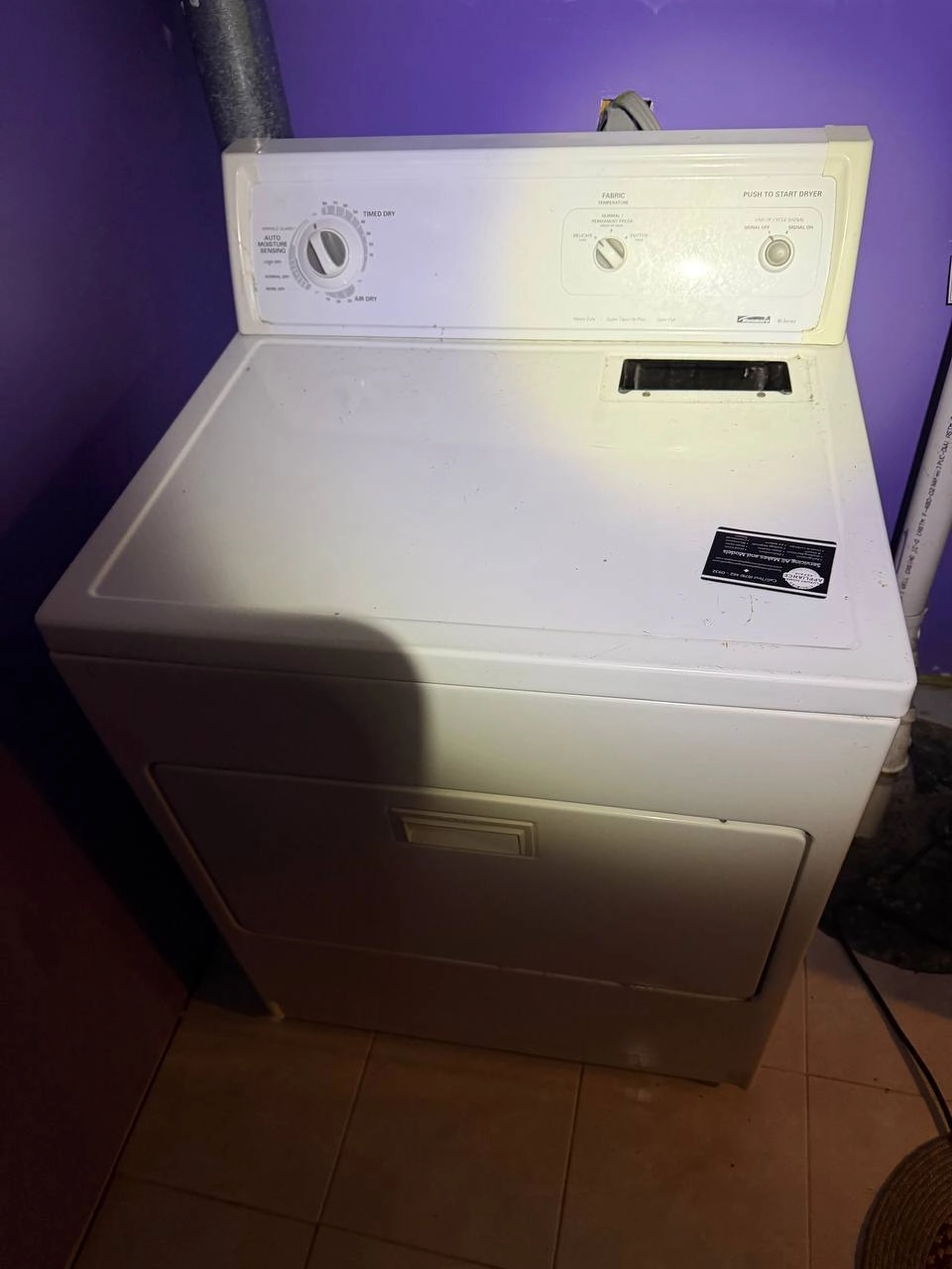 Kenmore Dryer Diagnostics